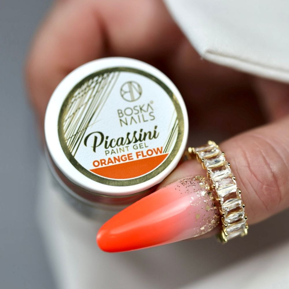 Picassini Paint Gel Orange Flow 5ml