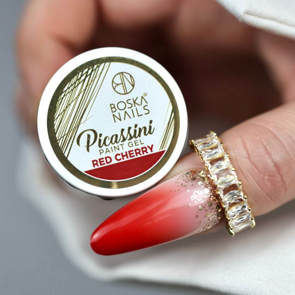 Picassini Paint Gel Red Cherry 5ml