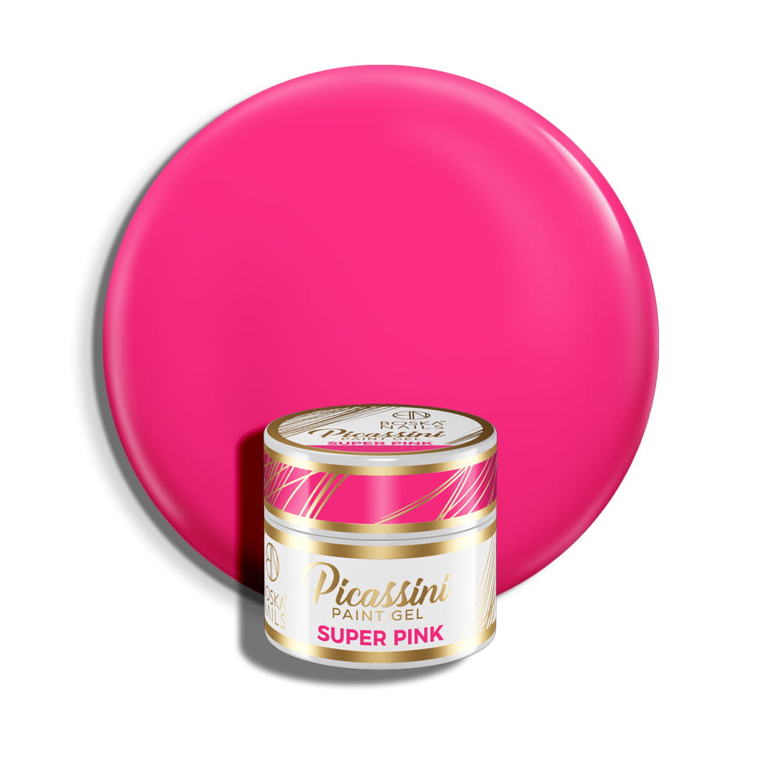 Picassini Paint Gel Super Pink 5ml