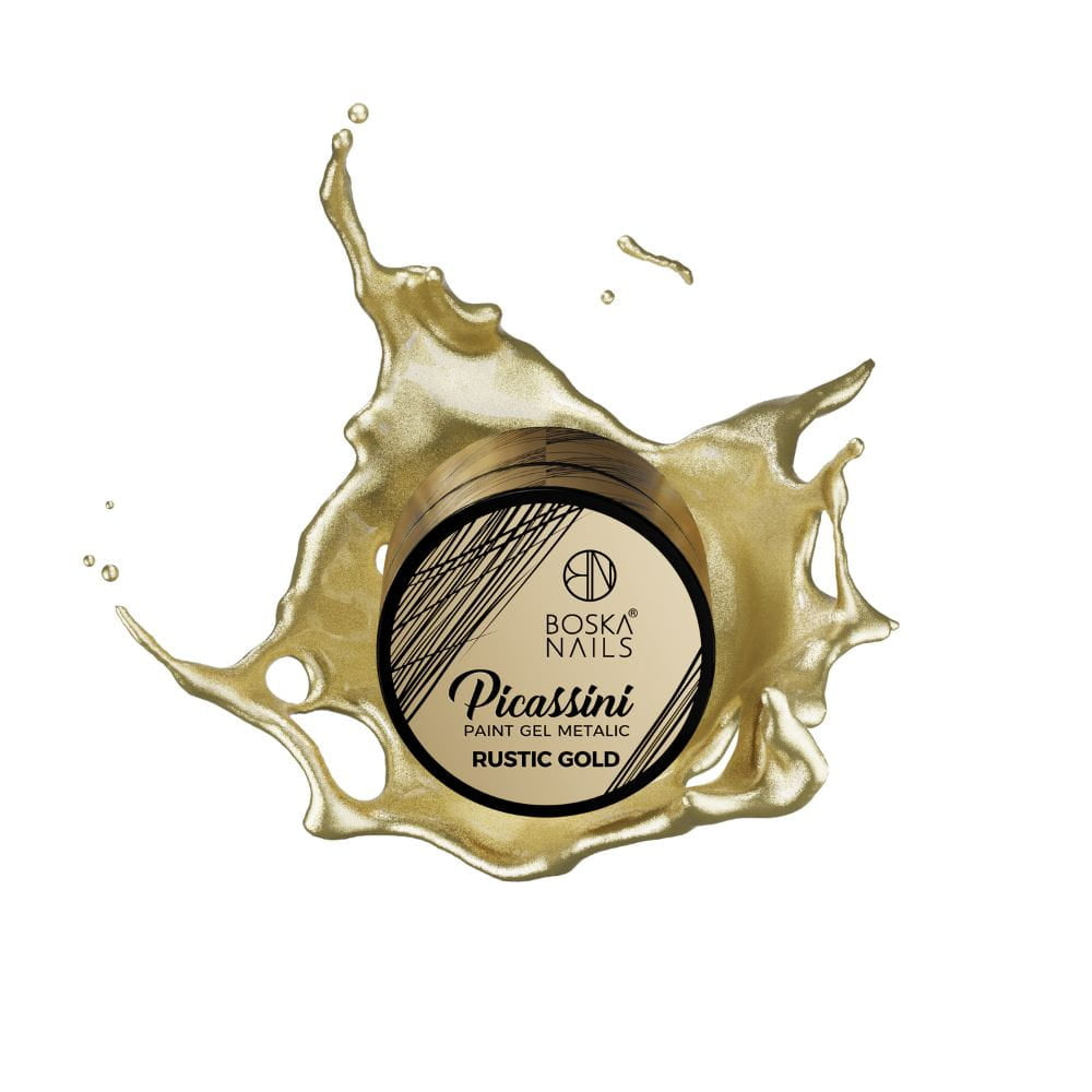 Picassini Metalic Paint Gel Rustic Gold 5 ml