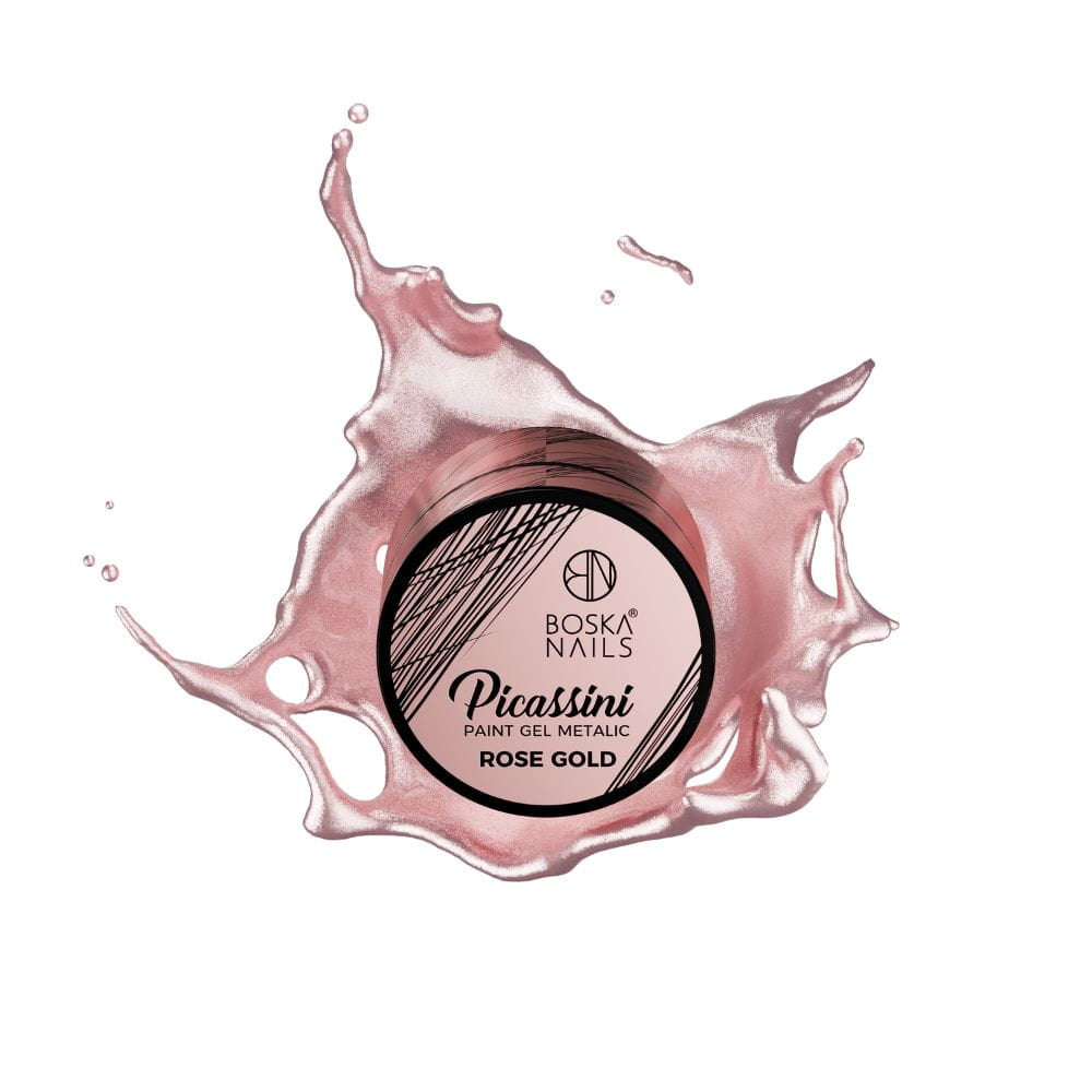 Picassini Metalic Paint Gel Rose Gold 5 ml