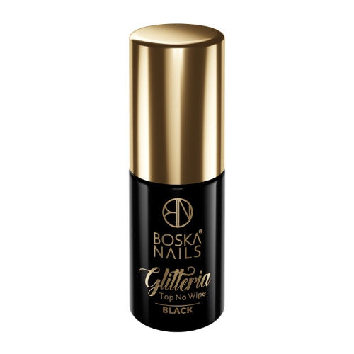 Top Glitteria Black No Wipe 6 ml